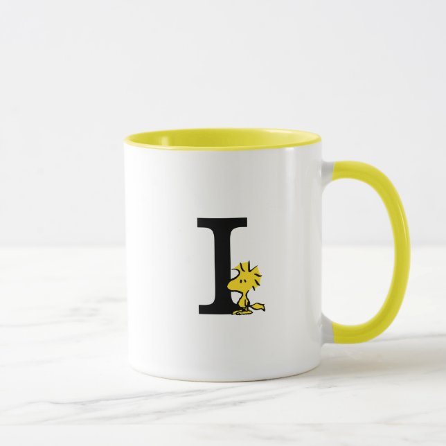 PEANUTS | Holz | Monogramm I Tasse (Rechts)
