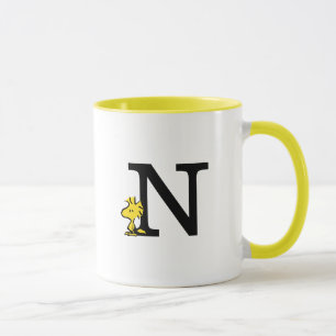 PEANUTS   Holz   Monogramm N Tasse