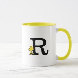 PEANUTS   Holz   Monogramm R Tasse