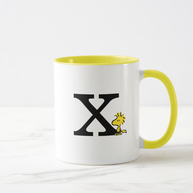 PEANUTS | Holz | Monogramm X Tasse (Rechts)