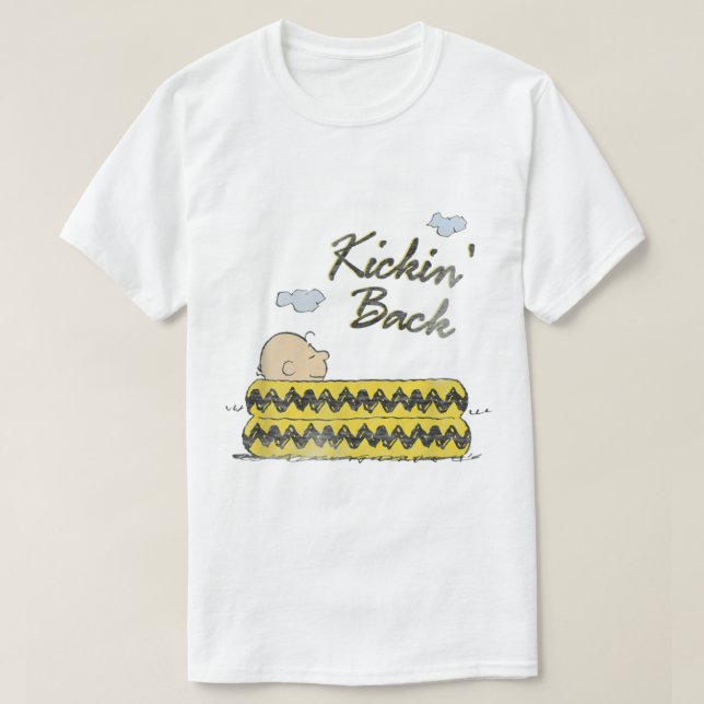 Peanuts Kickin Back Charlie Brown T-Shirt (Design vorne)