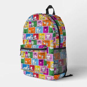 PEANUTS   Klassisches Comic Muster Bedruckter Rucksack