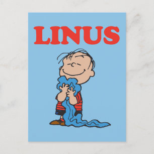 Peanuts Linus-Decke-Lächeln Postkarte