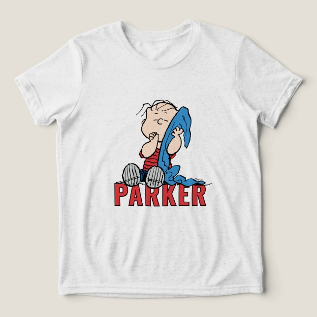 Peanuts | Linus & His Blanket Tri-Blend Shirt (Design Vorderseite)