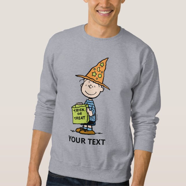 Peanuts Linus Zauberer Süßigkeiten oder Saures Sweatshirt (Vorderseite)