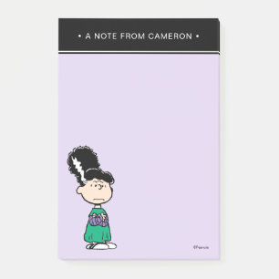 Peanuts Lucy Braut des Frankenstein Halloween Post-it Klebezettel