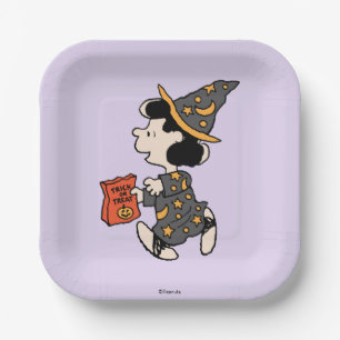 Peanuts Lucy Hexen Kostüm Halloween Pappteller