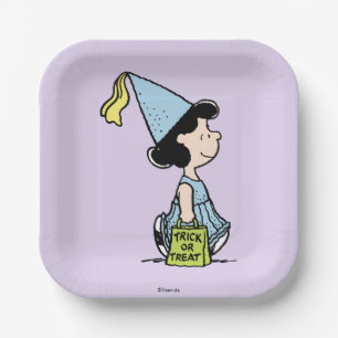 Peanuts Lucy Prinzessinnen-Kostüm Halloween Pappteller