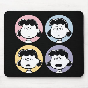Peanuts   Lucys Gesichter Mousepad