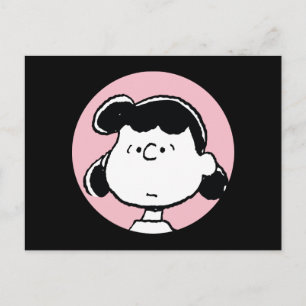 Peanuts Lucys Gesichter Postkarte