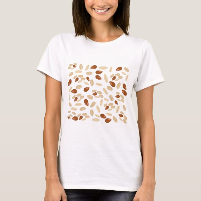 Peanuts Muster T-Shirt (Vorderseite)