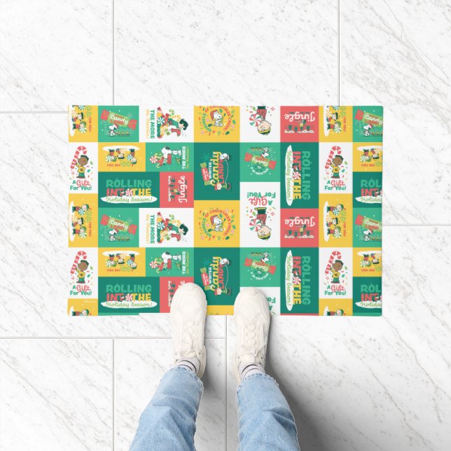 Peanuts Peppermint Dreams | Urlaubsmuster Fußmatte (Indoor)