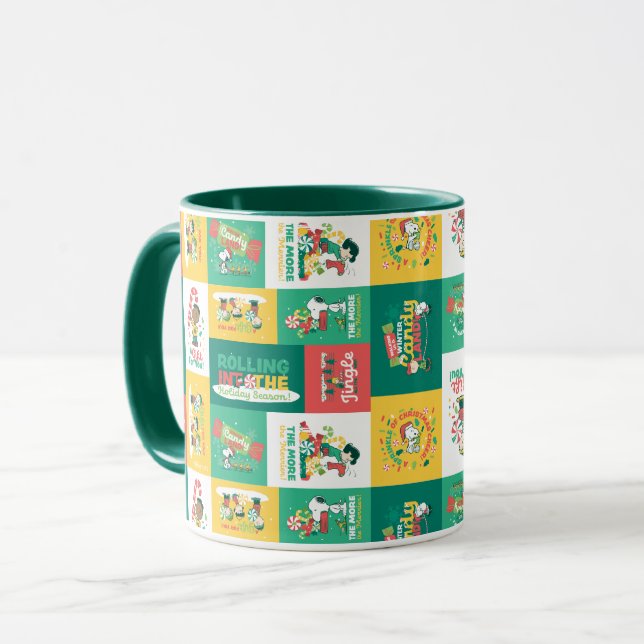 Peanuts Peppermint Dreams | Urlaubsmuster Tasse (Vorderseite Links)