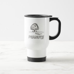 Peanuts Peppermint Patty Gedanken Reisebecher