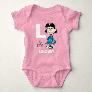 PEANUTS Personalisiert Lucy Baby Strampler