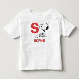 PEANUTS Personalisierte Snoopie Kleinkind T-shirt