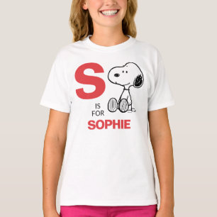 PEANUTS Personalisierte Snoopie T-Shirt