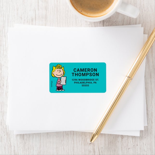 Peanuts | Sally Adressaufkleber (Insitu)