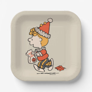 Peanuts Sally Clown-Kostüm Halloween Pappteller