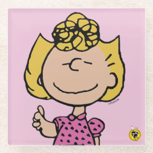 Peanuts Sally Super Lächeln Glasuntersetzer