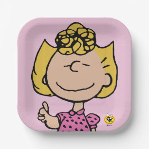 Peanuts Sally Super Lächeln Pappteller