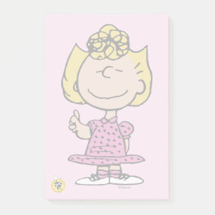 Peanuts   Sally Super Lächeln Post-it Klebezettel