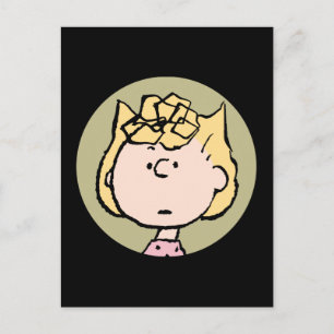 Peanuts Sallys Gesichter Postkarte
