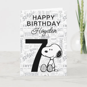 PEANUTS   Snoopy Alles Gute zum Geburtstag Karte