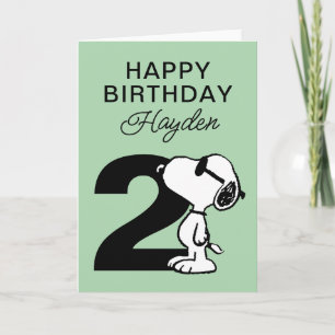 PEANUTS   Snoopy Alles Gute zum Geburtstag Karte