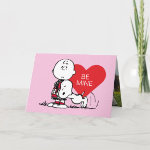 Peanuts   Snoopy & Charlie Brown Valentinstag Feiertagskarte