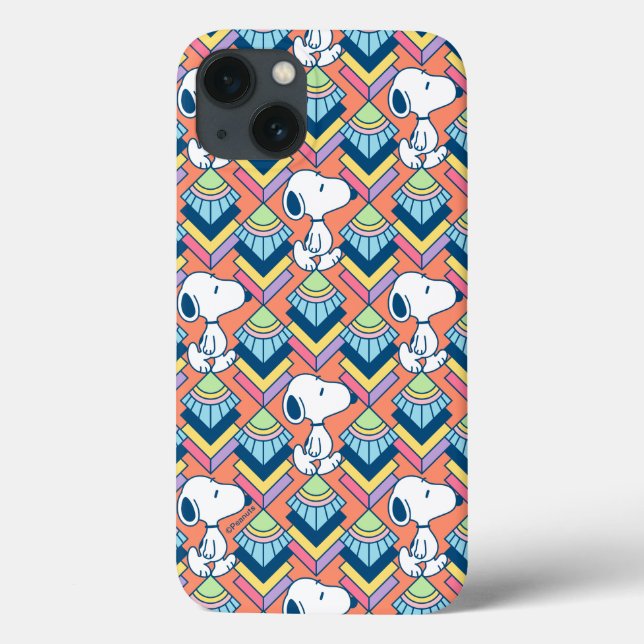 Peanuts | Snoopy Deco Träume Muster Case-Mate iPhone Hülle (Rückseite)