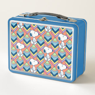 Peanuts Snoopy Deco Träume Muster Metall Brotdose