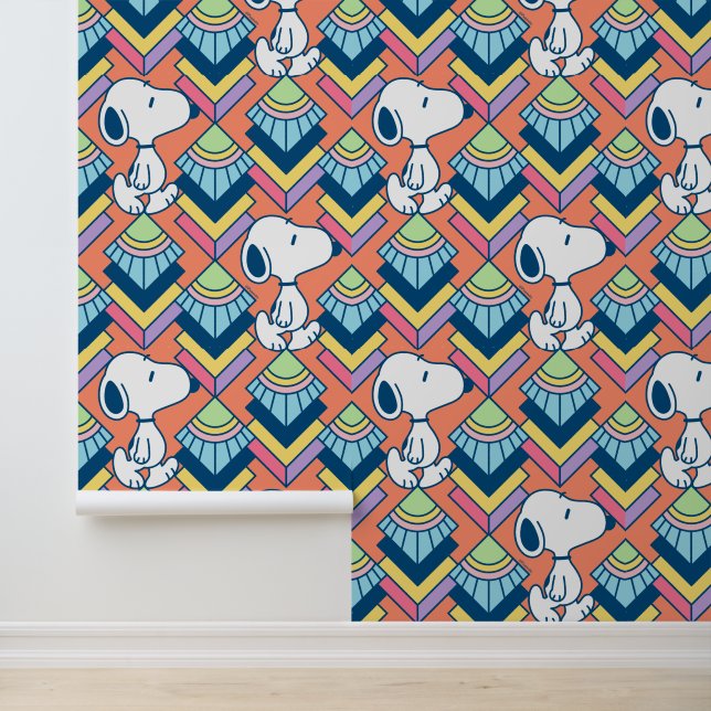 Peanuts | Snoopy Deco Träume Muster Tapete (Anwendung)