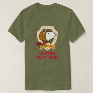 Peanuts Snoopy Flying Ace Abzeichen T-Shirt