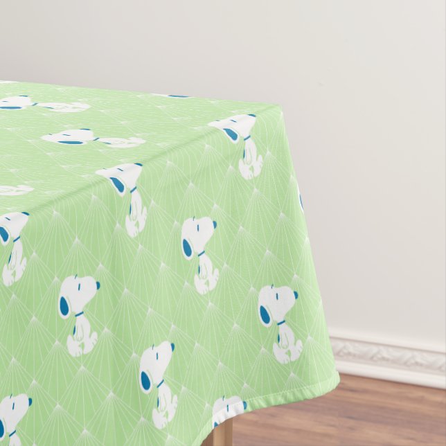 Peanuts | Snoopy Green Deco Dreams Muster Tischdecke (Beispiel)