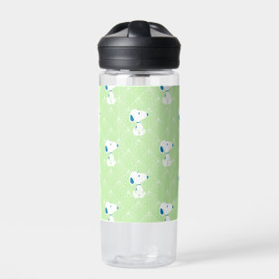 Peanuts Snoopy Green Deco Dreams Muster Trinkflasche