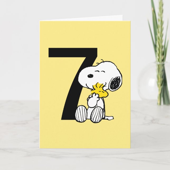 PEANUTS | Snoopy Happy Birthday Karte (Vorderseite)