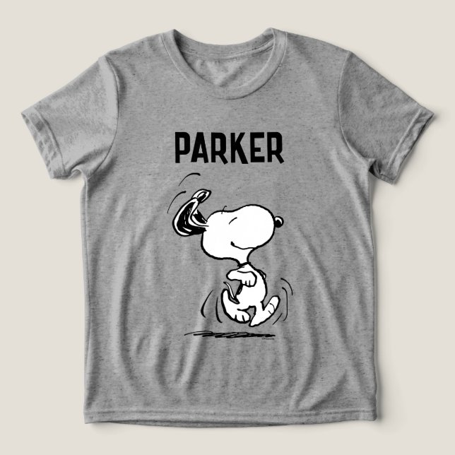 Peanuts | Snoopy Happy Dance Tri-Blend Shirt (Design Vorderseite)