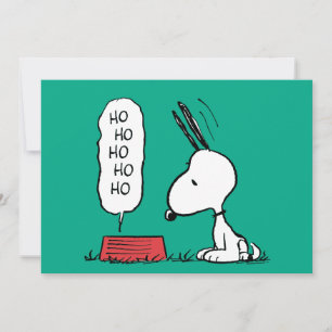 Peanuts   Snoopy Ho Ho Ho Foodschüssel Feiertagskarte