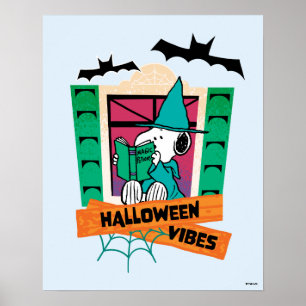 Peanuts Snoopy Magische Tränke Halloween Poster