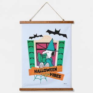 Peanuts Snoopy Magische Tränke Halloween Wandteppich Mit Holzrahmen