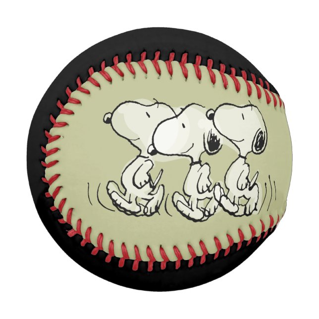 Peanuts | Snoopy stolziert daher Baseball (Vorderseite Links)