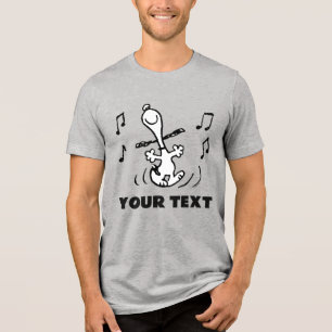 Peanuts Snoopy Tanzend Tri-Blend Shirt