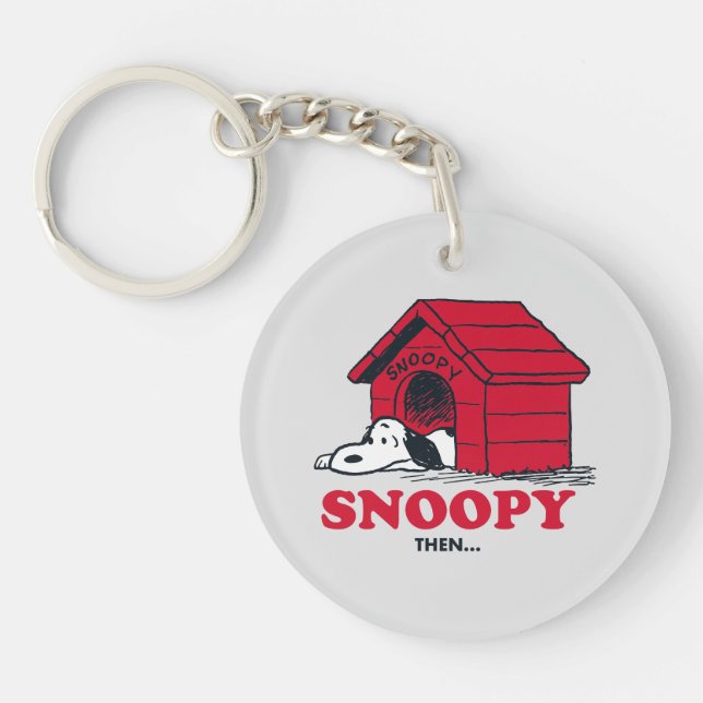 PEANUTS | Snoopy Then & Now Schlüsselanhänger (Vorderseite)