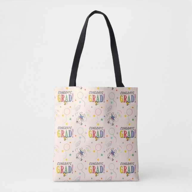 Peanuts Snoopy Woodstock Abschluss Tasche (Vorderseite)