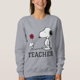 PEANUTS   Snoopy & Woodstock Lehrer Sweatshirt