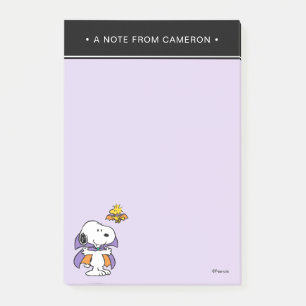 Peanuts Snoopy Woodstock Vampir Halloween Post-it Klebezettel