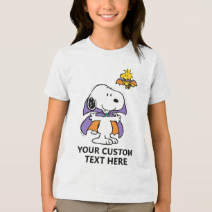 Peanuts Snoopy Woodstock Vampir Halloween Tri-Blend Shirt