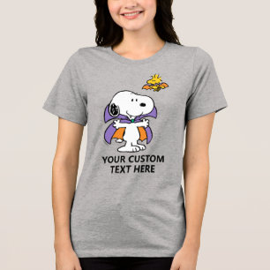 Peanuts Snoopy Woodstock Vampir Halloween Tri-Blend Shirt
