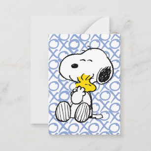 Peanuts Snoopy & Woodstock XOXO Umarmungen Mitteilungskarte